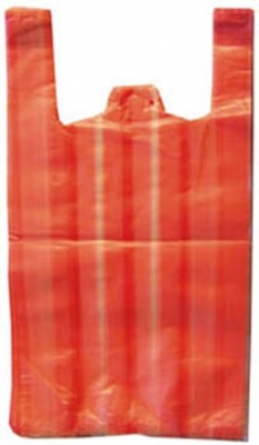 Igelitové tašky, prúžkované, 28x8x50 cm