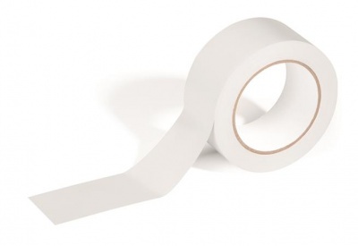 Označovacia páska, 50 mm x 33 m, 0,16 mm, DURABLE "DURALINE", biela