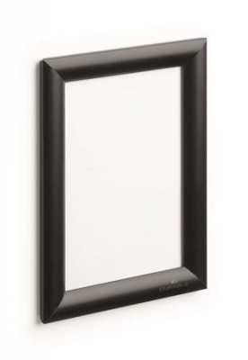 Tabuľa na plagáty, nástenná, A5, hliníkový rám, DURABLE, čierna