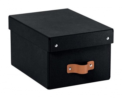 Úložný box, veľkosť S, LEITZ "Puro", čierny