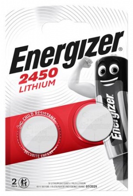 Gombíková batéria "CR2450", 2 ks, ENERGIZER