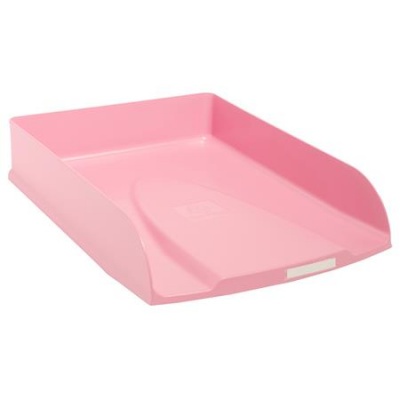 Odkladač, plastový, EXACOMPTA "COMBO Styli Autentik", ružový