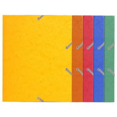 Doska s gumičkou, prešpánová, A5, EXACOMPTA, mix farieb