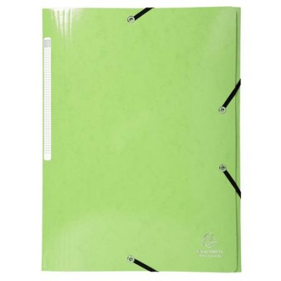 Doska s gumičkou, kartón, A4, EXACOMPTA "Iderama", svetlozelená