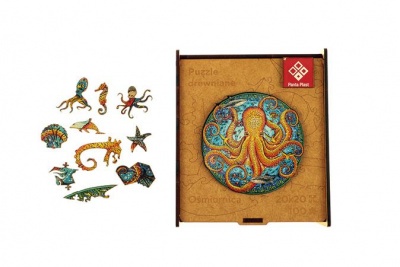 Puzzle, drevené, A4, 100 ks, PANTA PLAST "Octopus"