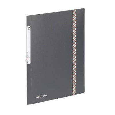 Doska s gumičkou, 15 mm, PP, A4, VIQUEL "Business Class", sivá