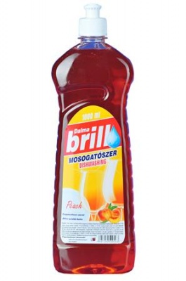 Čistiaci prostriedok na umývanie riadu "Brill", 1 l , broskyňová vôňa