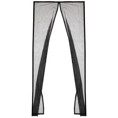 Sieťka proti hmyzu, magnetická, na dvere, 90x210 cm, HOME, čierna