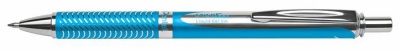 Gélové pero, 0,35 mm, stláčací mechanizmus, telo pera: modrá, PENTEL "EnerGel BL-407" modrá