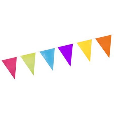 Girlanda, 360 × 12,5 × 22 cm, s vlajočkami