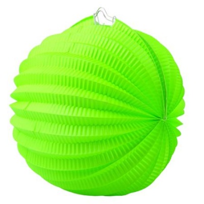 Lampión, okrúhly, 22 cm, zelený