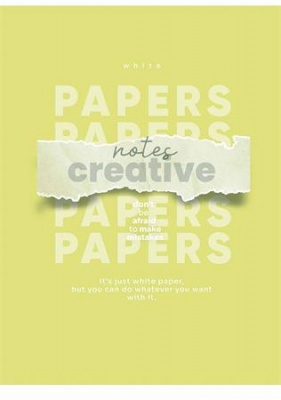 Zošit, A4, linajkový, 80 listov, SHKOLYARYK "Notes Creative", mix