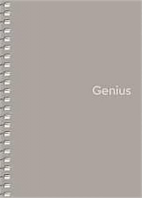 Špirálový zošit, štvorčekový, A6, 80 listov, PP obal, SHKOLYARYK "Genius", mix