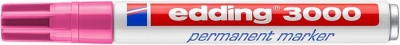 Permanentný popisovač, 1,5-3 mm, kužeľovitý hrot, EDDING "3000", ružová
