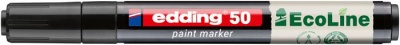 Lakový popisovač, 2–3 mm, EDDING „50“, čierny