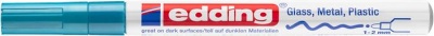 Lakový popisovač, 1-2 mm, EDDING "751", svetlomodrý