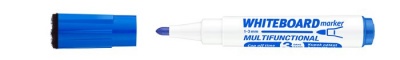 Popisovač na tabule, 1-3 mm, multifunkčný, ICO "Markeraser", modrý