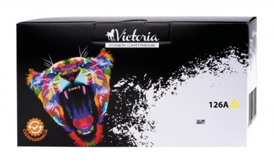 CE312A toner do tlačiarne ColorLaserJet Pro CP1025, VICTORIA TECHNOLOGY, 126A, žltá, 1k