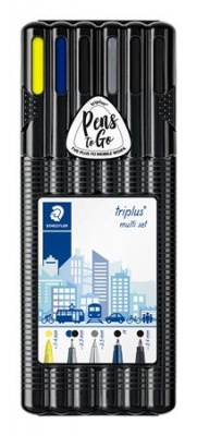 Sada na písanie, 6-kusová, STAEDTLER "Triplus® multi set 34”