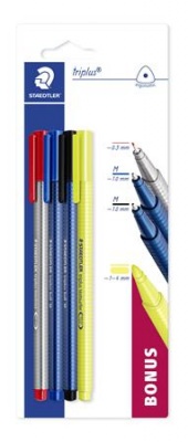 Sada písacích potrieb, 4-kusová, STAEDTLER "Triplus® multi set 34P1"