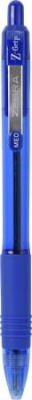 Guľôčkové pero, 0,27 mm, stláčací mechanizmus, ZEBRA "Z-Grip", modrá