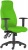 Manažérska stolička, látkový poťah, čierny kríž, "Hufo", zelená