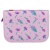 Peračník, s chlopňami, na zips, plný, LEGO "Flowers", ružový, vzorovaný