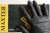 Ochranné rukavice, jednorazové, nitrilové, veľkosť L, 100 ks, nepudrované, čierna