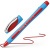 Guľôčkové pero, 0,7 mm, s vrchnákom, SCHNEIDER "Slider Memo XB", červená