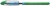 Guľôčkové pero, 0,7 mm, s vrchnákom, SCHNEIDER "Slider Basic XB", zelená